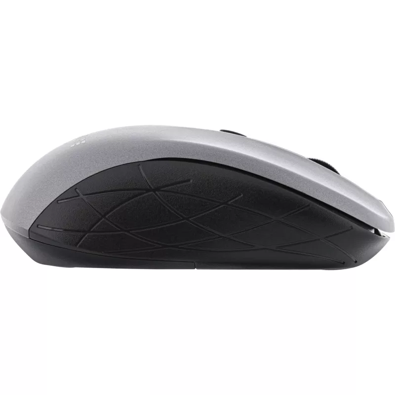 InLine ποντίκι 3-in-1, Bluetooth + 2x 2,4 GHz, 5 κουμπιά, οπτικό, γκρι/μαύρο