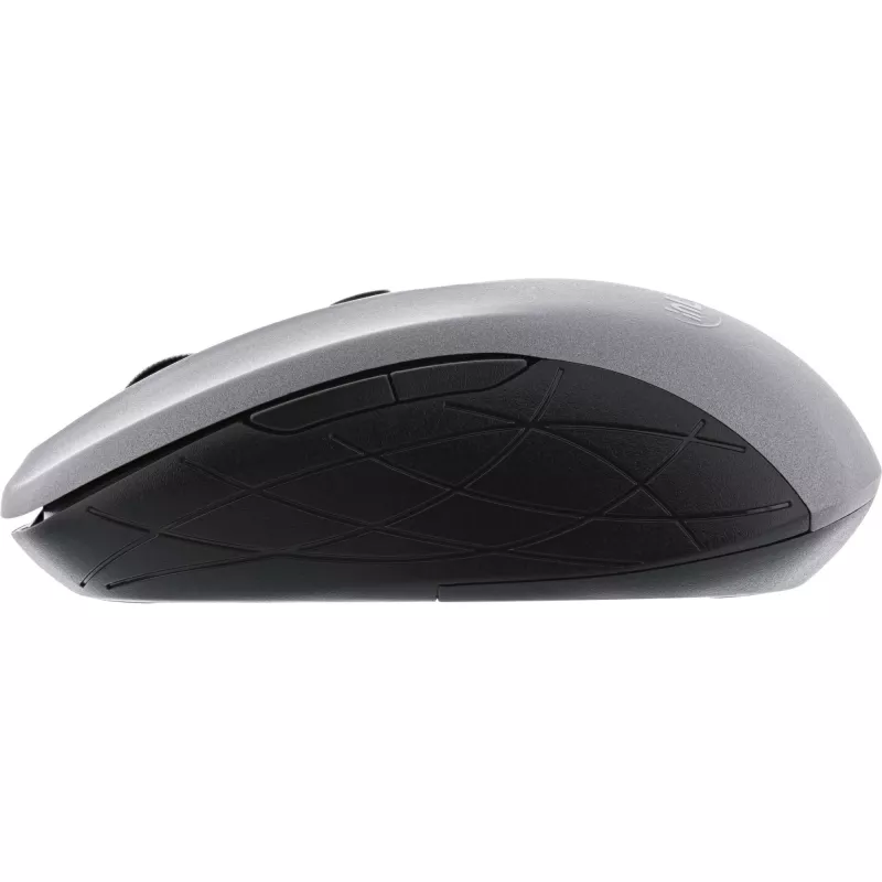 InLine ποντίκι 3-in-1, Bluetooth + 2x 2,4 GHz, 5 κουμπιά, οπτικό, γκρι/μαύρο
