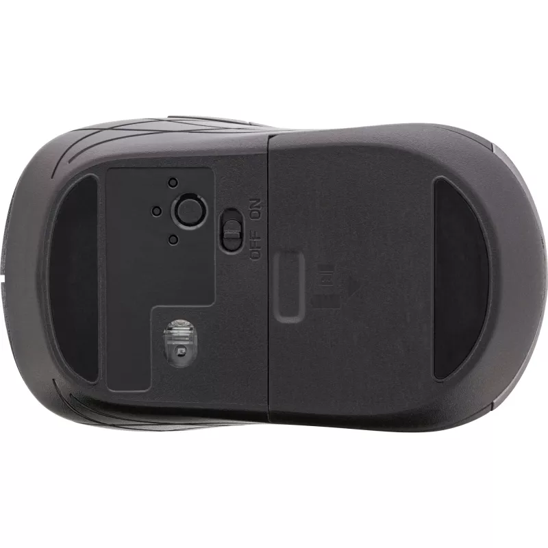 InLine ποντίκι 3-in-1, Bluetooth + 2x 2,4 GHz, 5 κουμπιά, οπτικό, γκρι/μαύρο