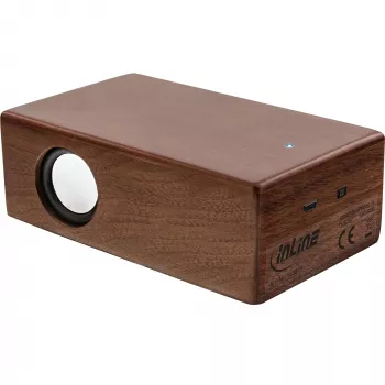 InLine woodbrick, επαγωγικό ηχείο σε γνήσια ξύλινη θήκη