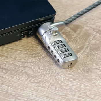 InLine κλειδαριά ασφαλείας Notebook με συνδυασμό αριθμών 4,4 mm x 2 m