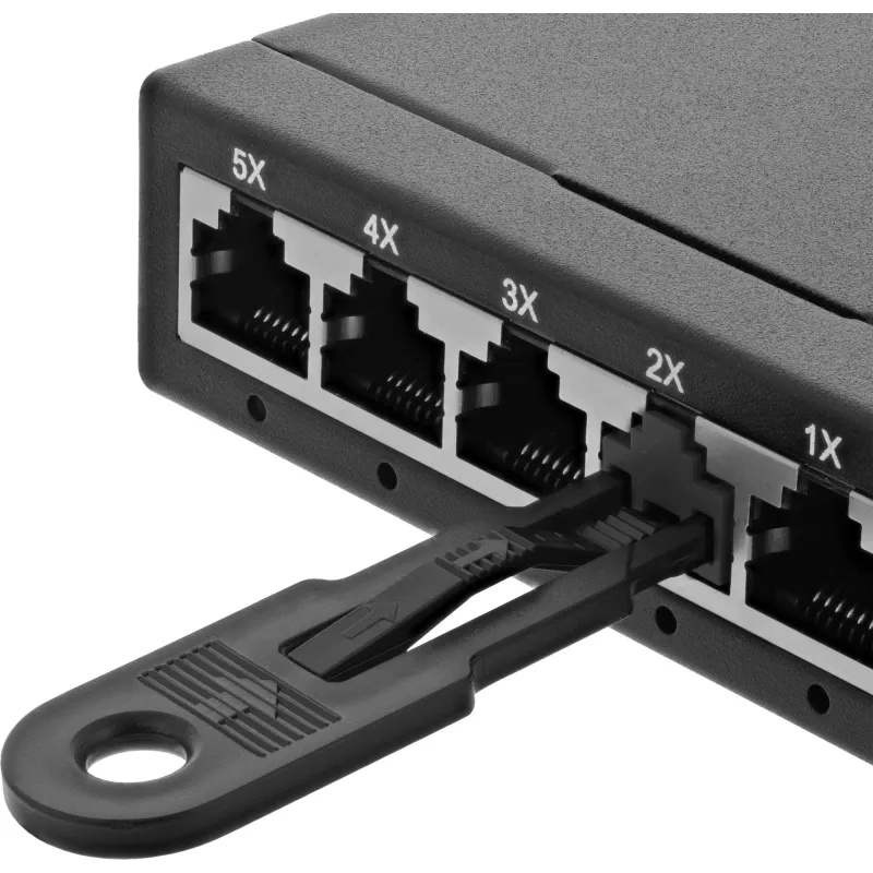 InLine RJ45-Portblocker, συσκευασία αναπλήρωσης 20 τεμ., μαύρο