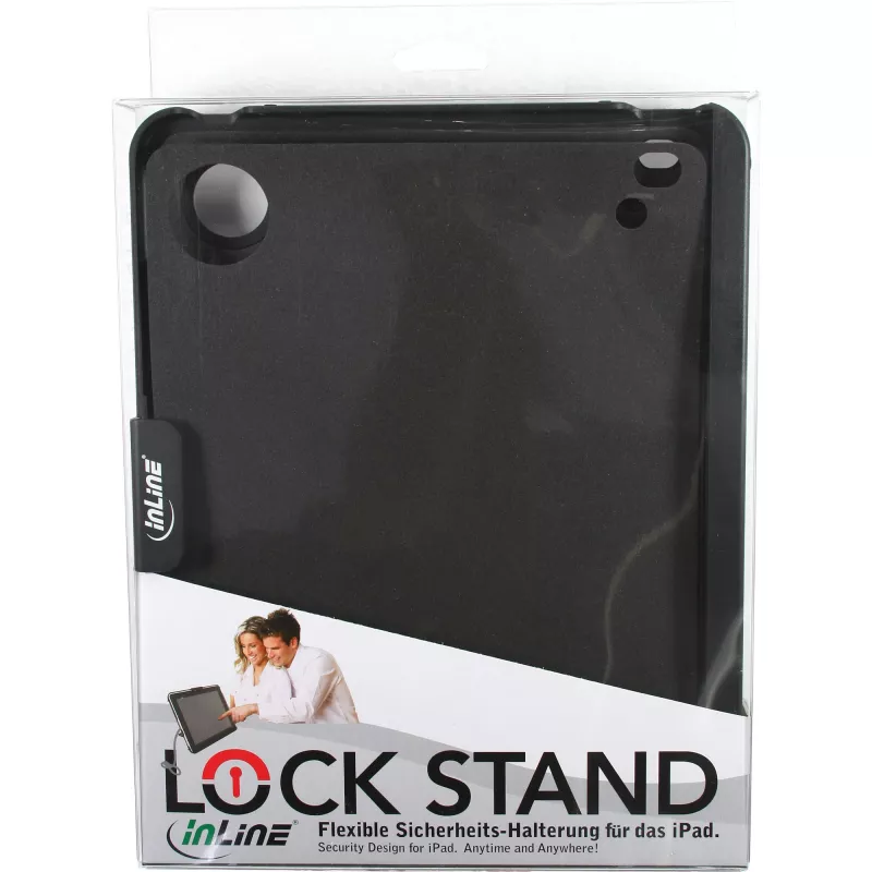 InLine iPad βάση θήκης ασφαλείας με κλειδαριά ασφαλείας και κλειδί 2 m