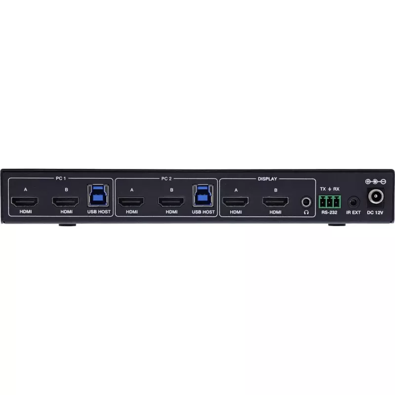 InLine 57885F KVM switch για τοποθέτηση σε rack μαύρο