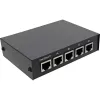 InLine χειροκίνητος διακόπτης RJ45 1 σε 4, 5x υποδοχή RJ45 Fast Ethernet