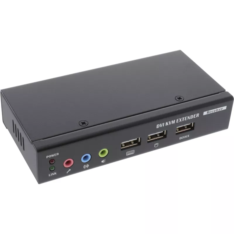 InLine DVI USB KVM Extender over TP καλώδιο με ήχο έως 50m