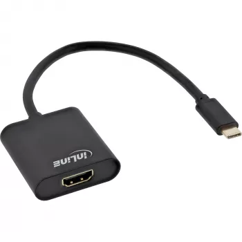 InLine μετατροπέας οθόνης USB, βύσμα USB-C σε υποδοχή HDMI (DP Alt Mode), 4K/60Hz