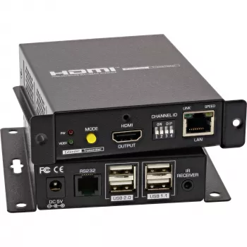 KVM Extender InLine 64601 4K HDMI USB over IP έως 100 m