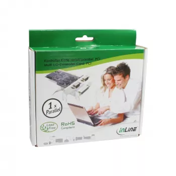 InLine κάρτα ελεγκτή PCI Multi I/O 1 παράλληλη θύρα 25 Pin
