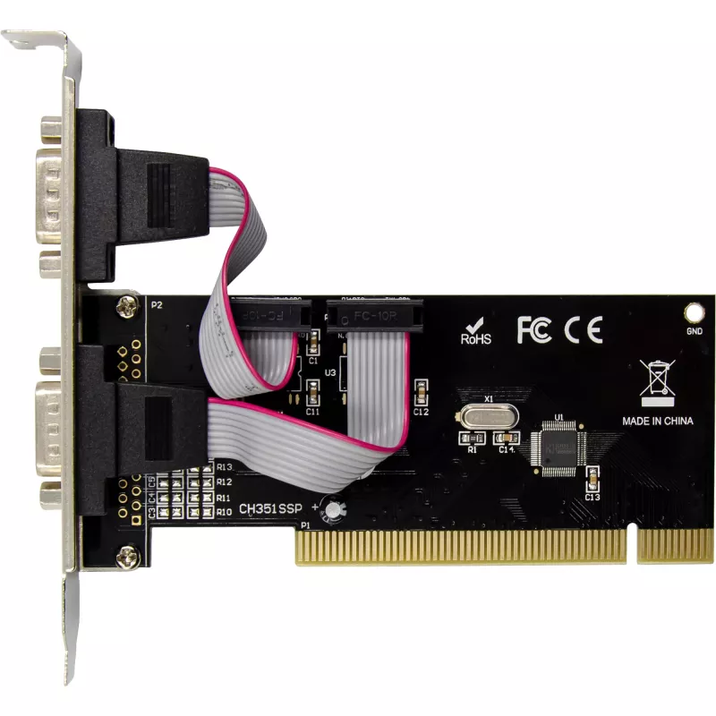 InLine κάρτα ελεγκτή PCI Multi I/O 2 σειριακές θύρες DB9
