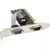 InLine κάρτα ελεγκτή PCI Multi-I/O 2 σειριακές θύρες DB9