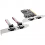InLine κάρτα ελεγκτή PCI Multi I/O 4 σειριακές θύρες DB9