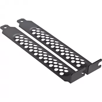 InLine σετ καλυμμάτων υποδοχών PCI / PCI-E, διάτρητα, 2 τεμ., μαύρα