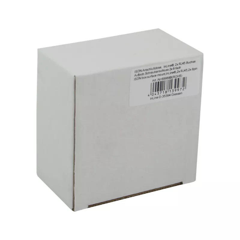 InLine Επιτοίχια πρίζα ISDN 2x RJ45 υποδοχή θηλυκή 2x 8 port 69988B