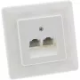 InLine Επιτοίχια πλάκα ISDN 2x RJ45 υποδοχή θηλυκή 2x 8 port 69989C