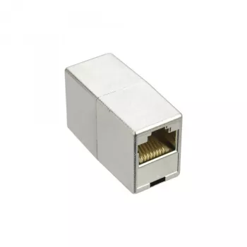 InLine Ζεύκτης καλωδίου patch Cat.5e 2x RJ45 υποδοχή θηλυκή θωρακισμένος ευθύς