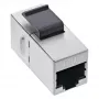 InLine Μονάδα RJ45 υποδοχή θηλυκή-σε-υποδοχή θηλυκή SNAP-In Cat.6 STP, μαύρο/ασημί