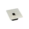 InLine Πρίζα σύνδεσης Cat.6 2x RJ45 υποδοχή θηλυκή RAL9010 λευκό οριζόντια