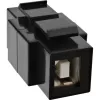 InLine Μονάδα USB 2.0 Snap-In, USB 2.0 A υποδοχή θηλυκή/υποδοχή θηλυκή, λευκό κουτί