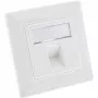 InLine Σετ πλαισίου για 1x RJ45 υποδοχή θηλυκή/LSA ένθετο, Keystone SNAP-In, λευκό RAL9010