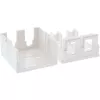 InLine Επιτοίχιο κουτί για Keystone 2x RJ45 λευκό 76202B