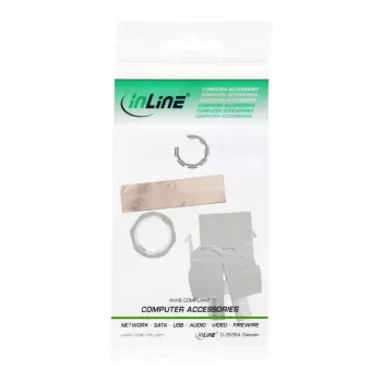 RJ45 Keystone Jack Snap-In μονάδα InLine 76202F Cat.6a