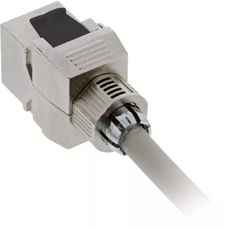 RJ45 Keystone Jack Snap-In μονάδα InLine 76202F Cat.6a