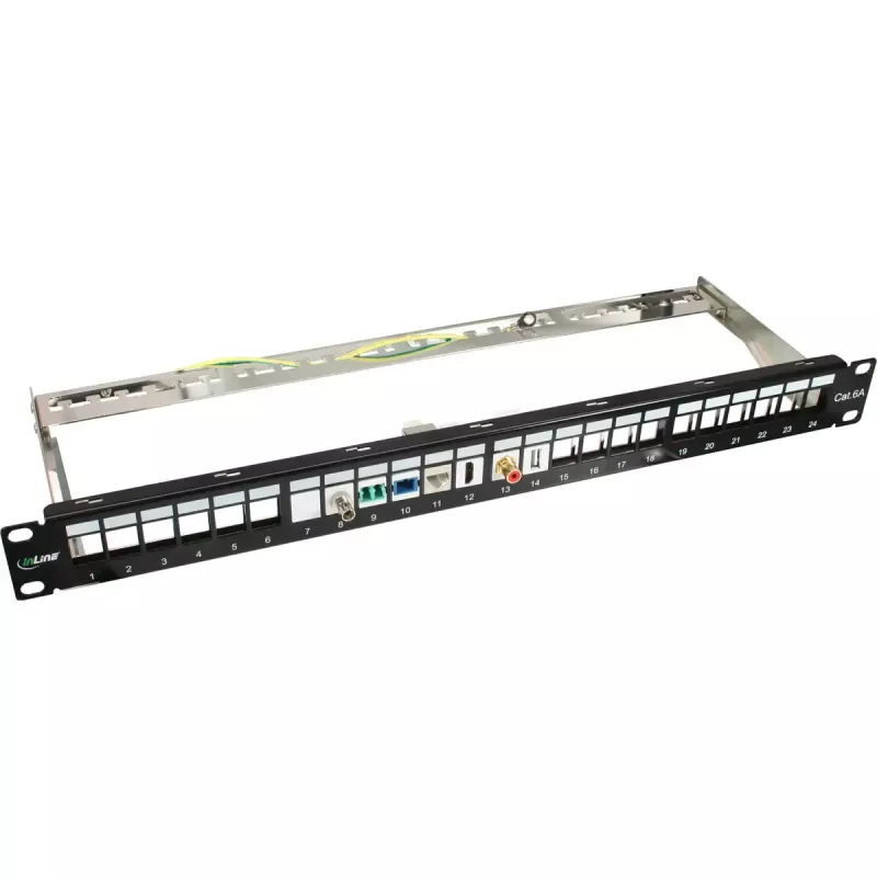 RJ45 Keystone Jack Snap-In μονάδα InLine 76202F Cat.6a