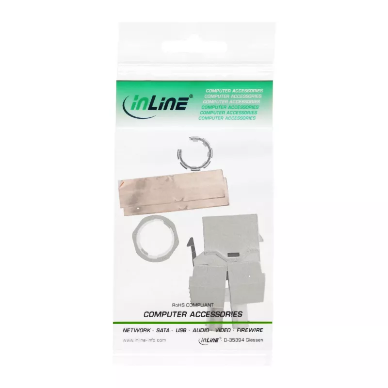 InLine RJ45 Keystone Jack Snap-In μονάδα Cat.8.1
