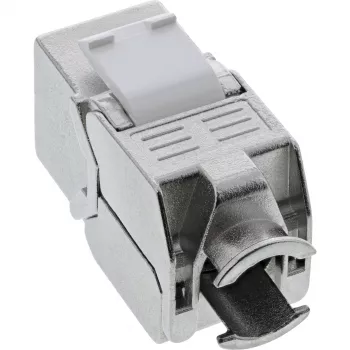 InLine RJ45 Keystone Jack Snap-In μονάδα Cat.8.1 επίπεδη μεταλλική 1 τεμ.