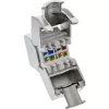 InLine RJ45 Keystone Jack Snap-In μονάδα Cat.8.1 επίπεδη μεταλλική 1 τεμ.