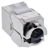 InLine Keystone RJ45 Jack λεπτό, SNAP-In, Cat.6A, ενσωματωμένος δεσμός καλωδίου