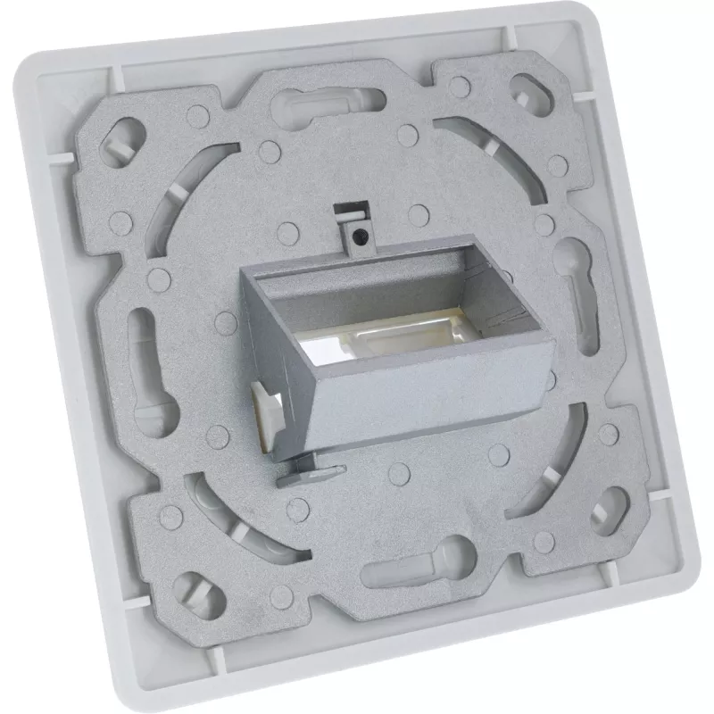 InLine Σετ πλαισίου για 2x RJ45 Keystone SNAP-In, λευκό RAL9010