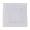 InLine Σετ πλαισίου για 2x RJ45 Keystone SNAP-In, λευκό RAL9010