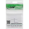 InLine Σετ πλαισίου για 2x RJ45 Keystone SNAP-In 90°, λευκό RAL9010