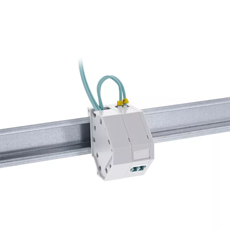 InLine Keystone SNAP-In βάση μονάδας Keystone οπτικής ίνας, 1-Port για ράγα DIN