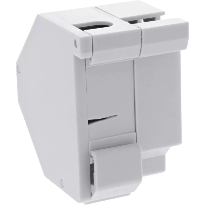 InLine Keystone SNAP-In βάση μονάδας Keystone οπτικής ίνας, 1-Port για ράγα DIN