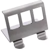 InLine 76203E Μεταλλική βάση Keystone Snap-In ράγας DIN, 3-πλή