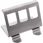 InLine 76203E Μεταλλική βάση Keystone Snap-In ράγας DIN, 3-πλή