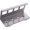 InLine 76203F Μεταλλική βάση τοποθέτησης Keystone snap-in ράγας DIN, 4-πλή