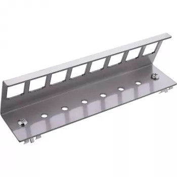 InLine 76203H Μεταλλικό Keystone κλιπ στερέωσης για τοποθέτηση σε ράγα DIN, 8-Port