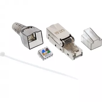 InLine Βύσμα RJ45 Cat.6A 500MHz τερματιζόμενο επιτόπου θωρακισμένο 76204A