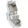 InLine Keystone υποδοχή RJ45, θωρακισμένη, Cat.6A, πράσινη συσκευασία 8 τεμ.