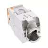 InLine Keystone υποδοχή RJ45, θωρακισμένη, Cat.6A, πορτοκαλί συσκευασία 8 τεμ.