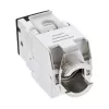 InLine Keystone υποδοχή RJ45, θωρακισμένη, Cat.6A, μαύρη, συσκευασία 8 τεμ.
