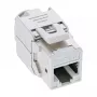 InLine Keystone υποδοχή RJ45, θωρακισμένη, Cat.6A, λευκή, συσκευασία 8 τεμ.