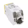 InLine Keystone υποδοχή RJ45, θωρακισμένη, Cat.6A, κίτρινη, συσκευασία 8 τεμ.
