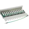 InLine Patch Panel Cat.6 12 Port τοποθέτηση σε γραφείο/τοίχο ανοιχτό γκρι RAL7035