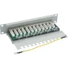 InLine 10 ιντσών Cat.6 Patchpanel 12 Ports 1U ανοιχτό γκρι RAL7035