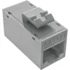 InLine Keystone υποδοχή RJ45, μη θωρακισμένη, Cat.6A, συσκευασία 8 τεμ., γκρι